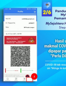 Panduan Penggunaan MySejahtera untuk Pemantauan di Rumah (2)